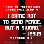 jesus christs sword peace