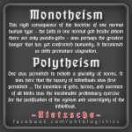 nietzsche monotheism polytheism