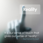 bertrand russell epistemology veridical reality touch tactile tactual dmt elves