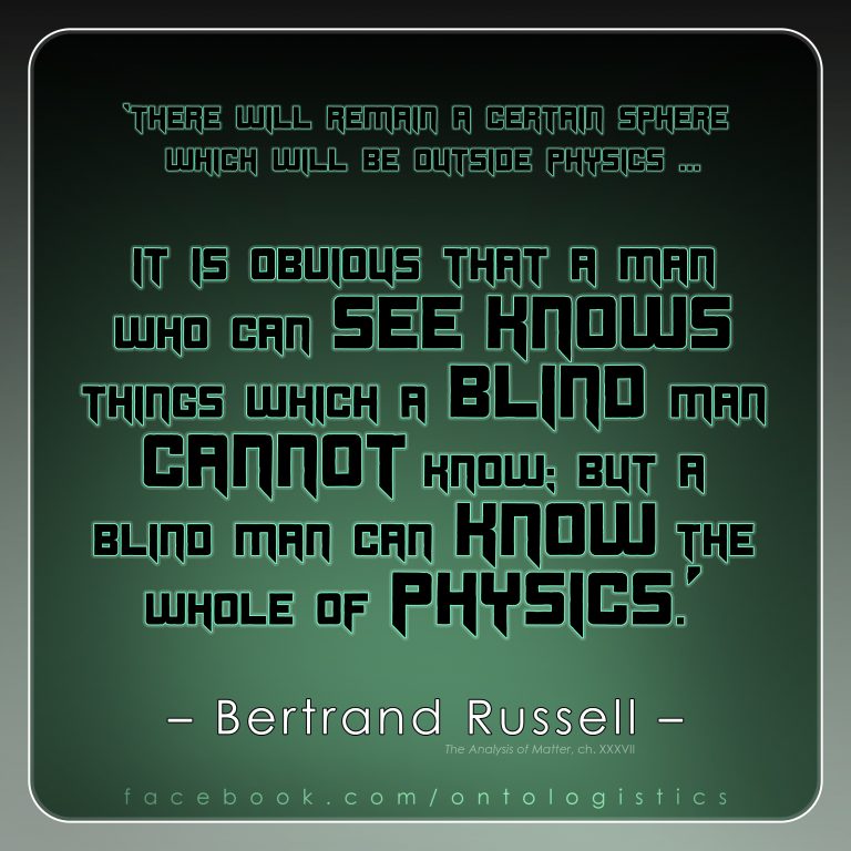 bertrand russell matter idealism hard problem consciousness qualia jackson mary red thought mind
